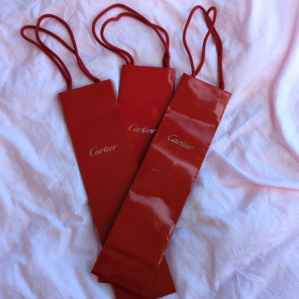 CARTIER Set wine gift bags